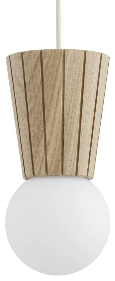 Lustra cu 3 pendule lemn stil scandinav VOLANTE 6357