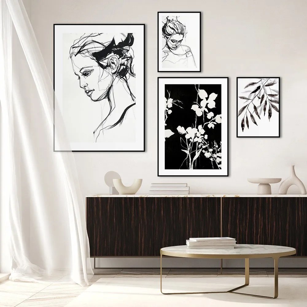 Tablou 70x100 cm Silhouette – Malerifabrikken