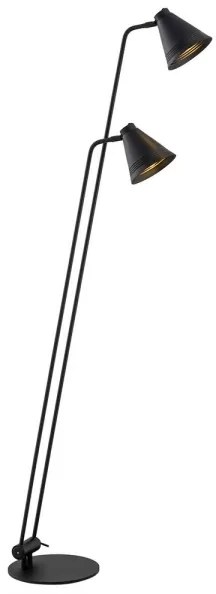 Lampadar AVALONE 2xE27/15W/230V negru Argon 7077