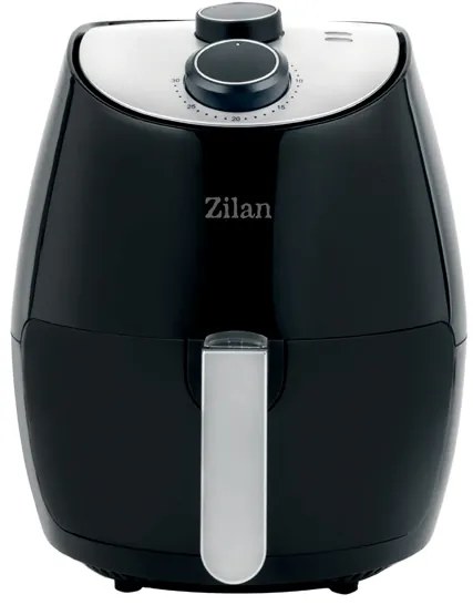 Friteuza Air Fryer, ZILAN ZLN-3598, Negru 1350 W, Capacitate 2.6 L, Timer 30 min,