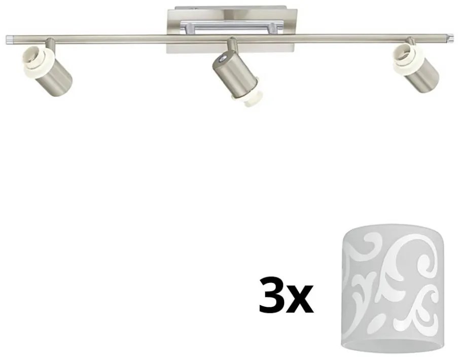 Spot LED Eglo MY CHOICE 3xE14/40W/230V crom/alb