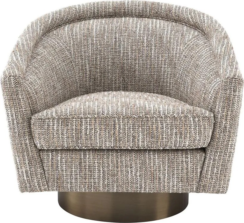 Fotoliu rotativ design lux Catene, bej 115299 HZ