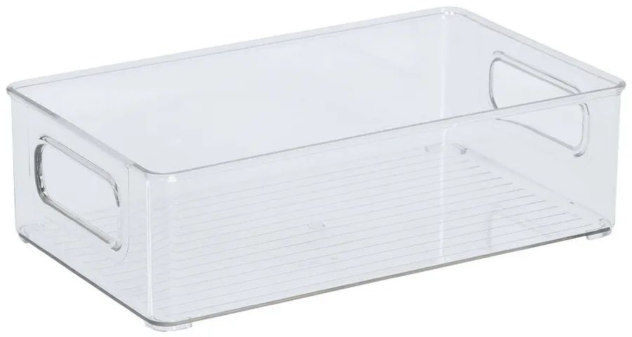 Organizator transparent din plastic, 25,5 x 15 x 7,6 cm