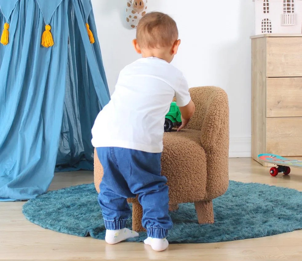 Taburet tapițat Moouv 3342 - Brown