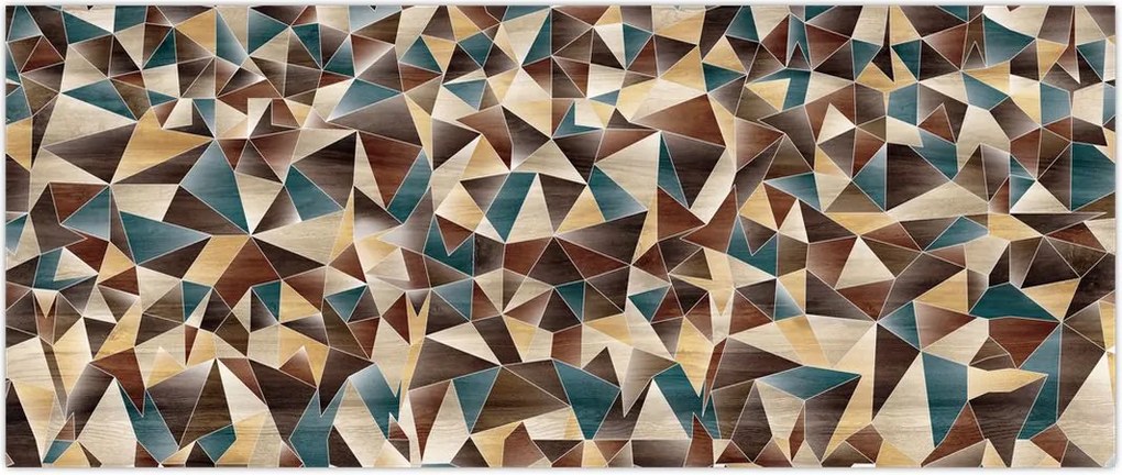 Tablou - Triunghiuri (120x50 cm)