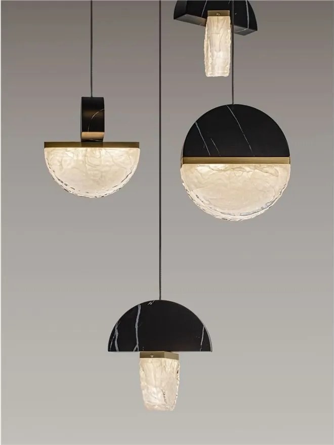 Lustra decorativa cu 5 pendule LED 3000K DORIN