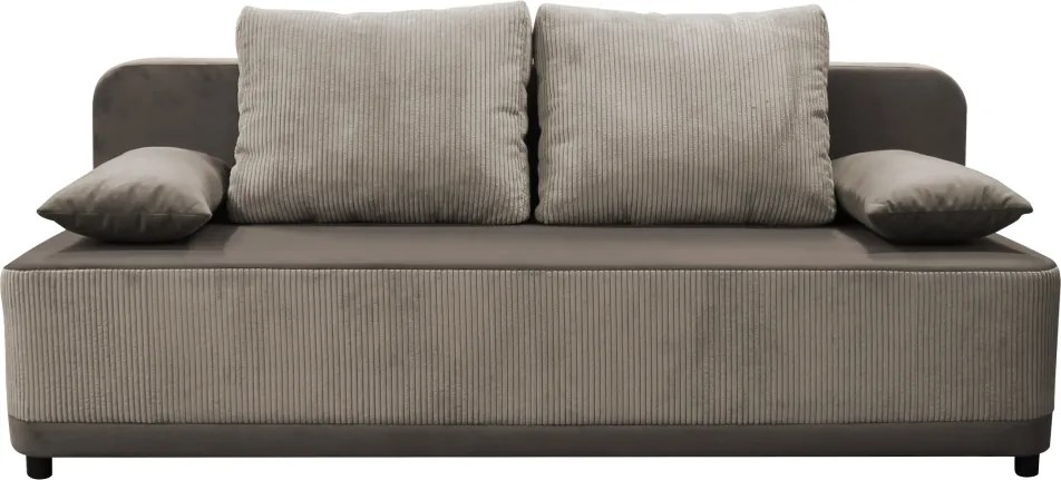 Canapea extensibilă, gri-bej Taupe, SENTY