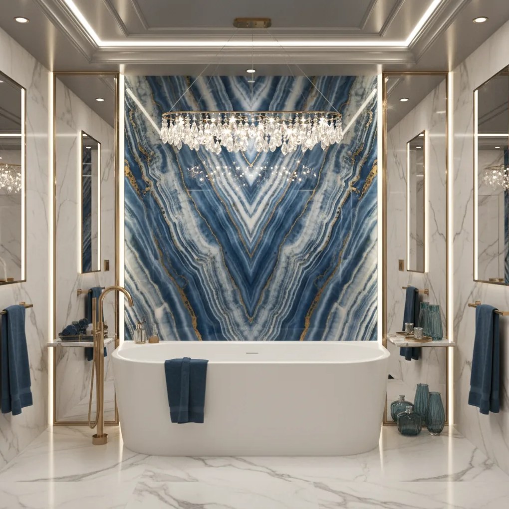 Cada din acril freestanding OLIMPIA 170cm