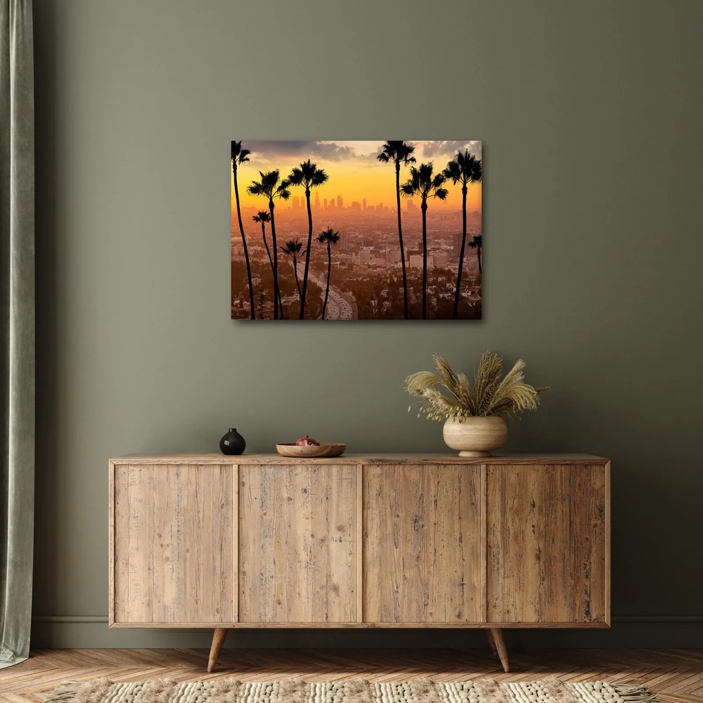 Tablou - Panorama din Los Angeles (70x50 cm)
