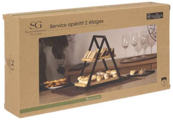 Platou de servire din bambus, SERVANT