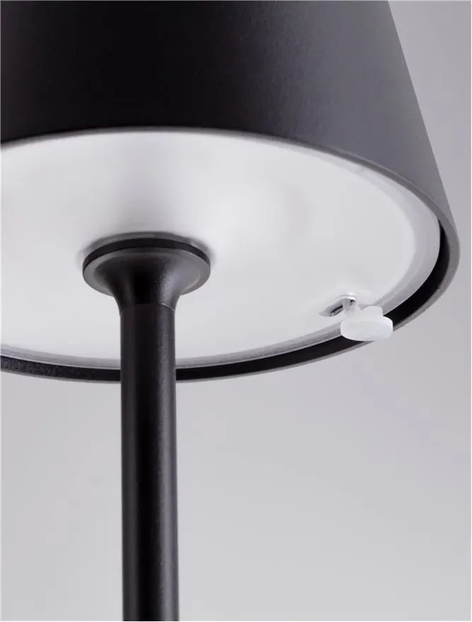 Lampadar/Lampa de podea LED portabila exterior IP54 PERSEA negru