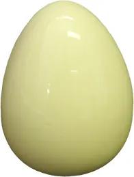 Deco Egg din ceramica galbena 9.5 cm