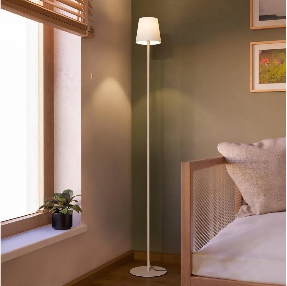 Eglo 901112 - Lampadar FIORANA, 1xE14/7,5W/230V, crem/alb