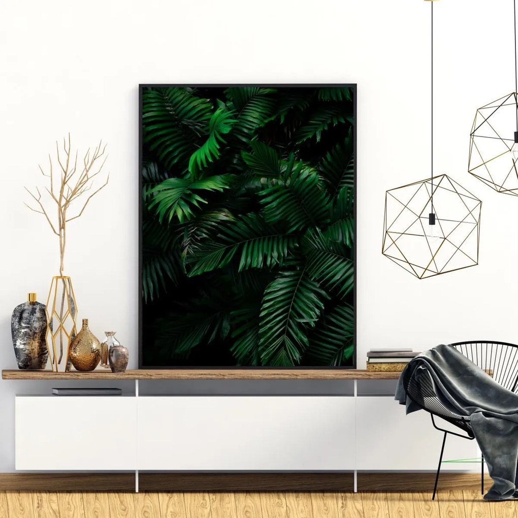 Poster - Jungla cu palmieri (A4)