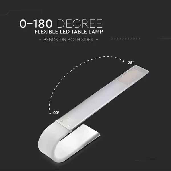 Lampă LED flexibilă reglabilă, birou, 6,5W, 5V, 3000-6000K