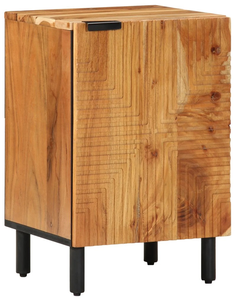 vidaXL Dulap de baie, 38x33,5x58 cm, lemn masiv acacia