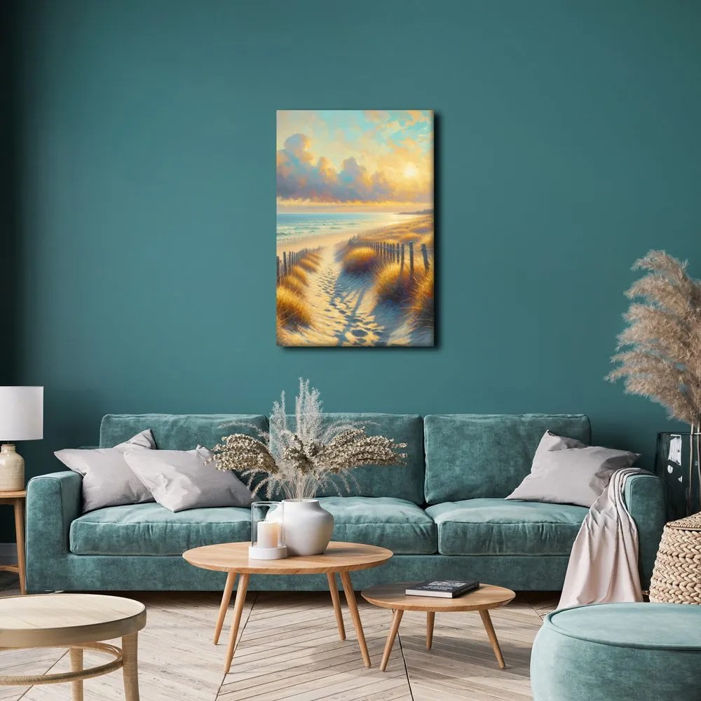 Tablou apus de soare la mare
