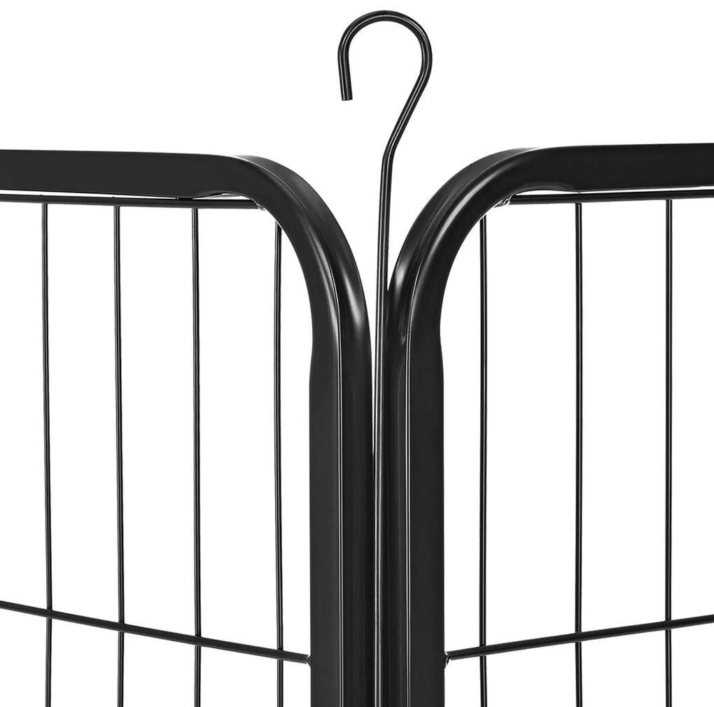 Juskys Pix metalic pentru catelusi -160x160x80cm