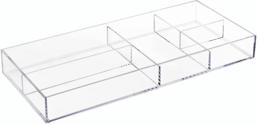 Organizator transparent iDesign Clarity, 40,6 x 17,8 cm