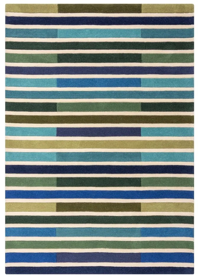 Covor din lână verde 170x120 cm Piano - Flair Rugs