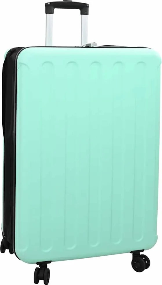 vidaXL Valiză cu blocare Verde mentă 50 x 30 x 76 cm Plastic ABS
