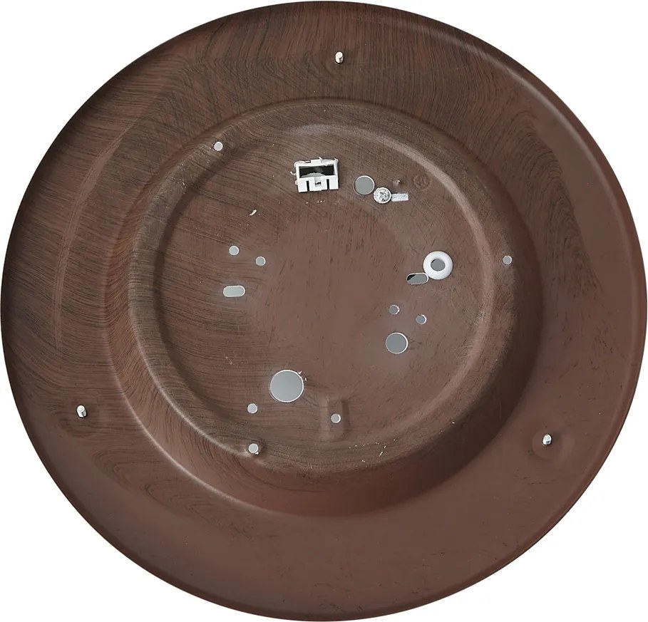 Plafonieră clasică din lemn de nuc cu sticlă albă - Mesiac