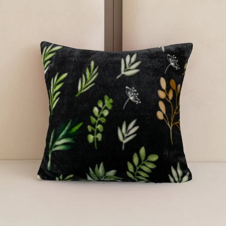 Fata de perna cocolino ZELNOIR 45x45 cm, negru