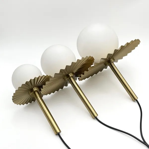 Lustră suspendată pe cablu CHITA 3xG9/5W/230V aurie