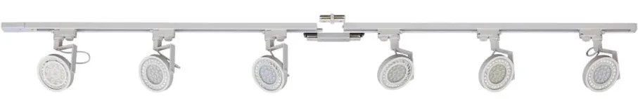 Spot în sistem de șină Zuma Line 3054 MASTER 6xGU10/10W/230V alb