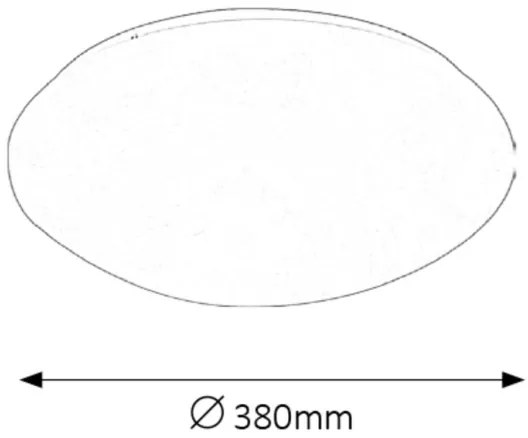 Rabalux 3439 - LED plafoniera baie LUCAS LED/24W/230V