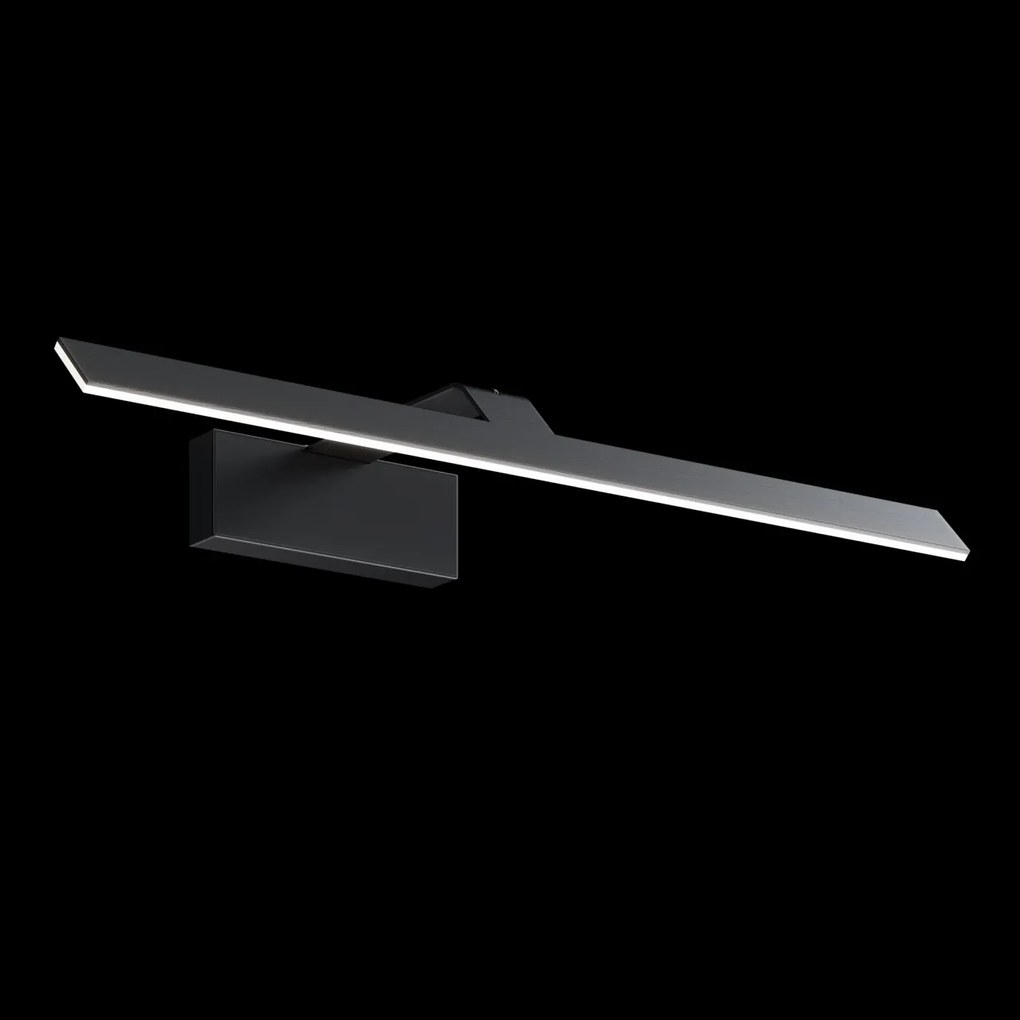 Aplica de perete LED pentru oglinda sau tablou Decart negru