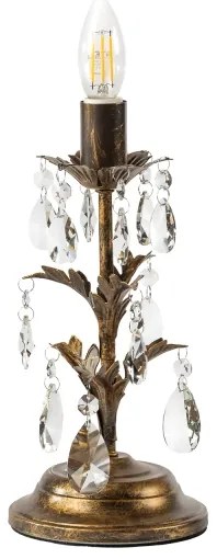 Lampă de masă TERESA 1xE14/6W/230V bronz ONLI