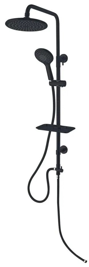 Set de duș BATH DELUXE 31-120-02-02-00 MARTOFTE negru mat