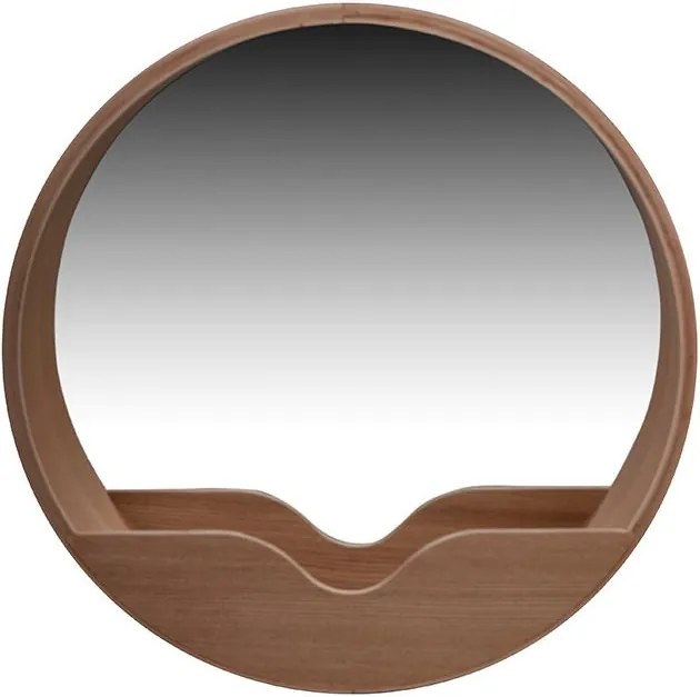 Oglinda rotunda din placaj 40 cm Round Zuiver