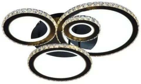 Lustră LED dimabilă aplicată LED/120W/230V 3000-6500K + telecomandă