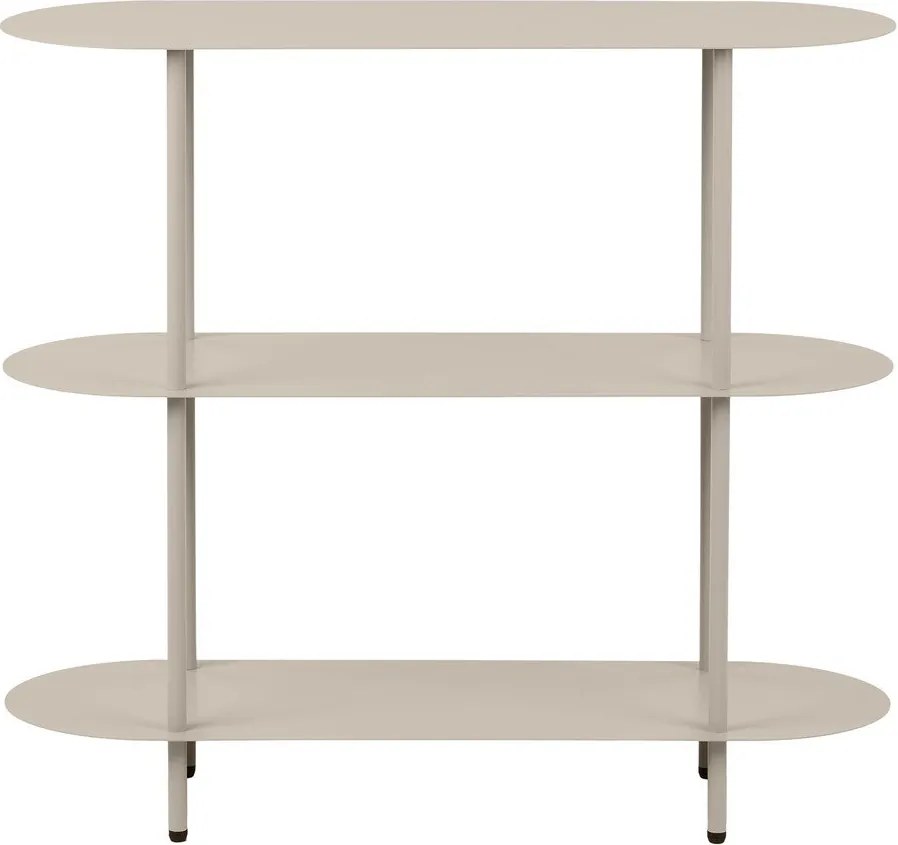 Etajeră bej din metal 90x81x31 cm Rieti – House Nordic