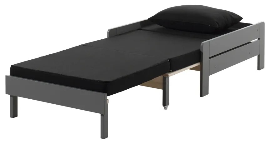Fotoliu - Canapea extensibilă PINO, culoare gri – Vipack
