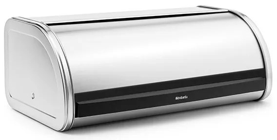 Cutie pentru paine Brabantia Roll Top 646890, 16 L, 44.5x26 cm, Constructie usoara si robusta, Inox/Mat