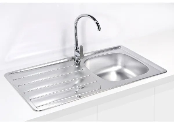Chiuvetă de bucătărie ALVEUS 1098938 ZOOM 79x50 cm crom
