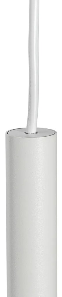 Pendantă modernă albă pentru sistem de șine monofazat - Iconic Frini