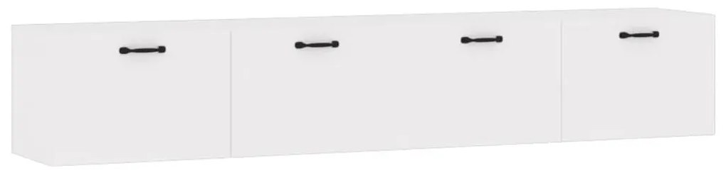 3115668 vidaXL Dulapuri de perete, 2 buc., alb, 100x36,5x35 cm, lemn prelucrat