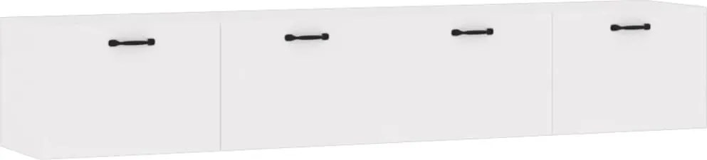 vidaXL Dulapuri de perete, 2 buc., alb, 100x36,5x35 cm, lemn prelucrat