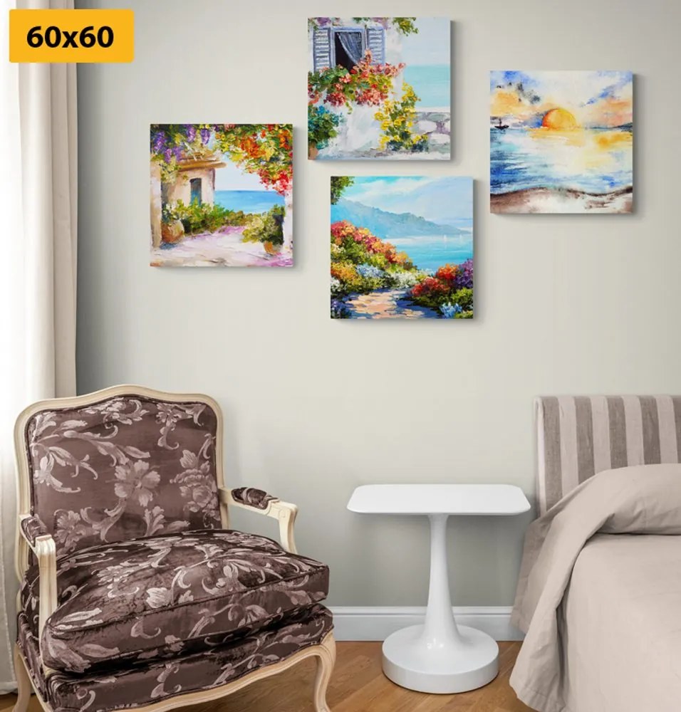 Set tablouri răsărit de soare la mare