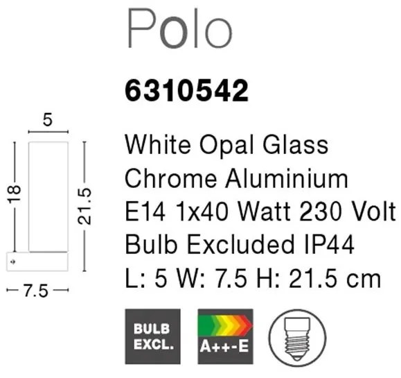 Aplica pentru oglinda baie IP44 Polo NVL-6310542