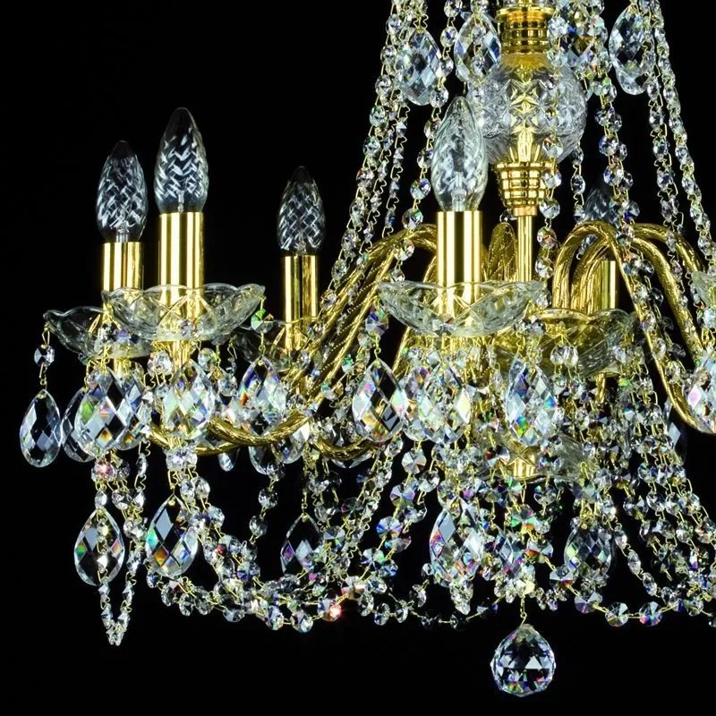 Candelabru Cristal Bohemia Exclusive 8 brate ARIANA VIII.