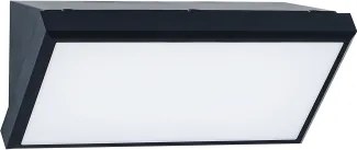 Brilagi - Aplică de perete LED RGBW TRIANGLE pentru exterior 1xE27/15W/230V neagră IP65