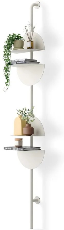 Sistem modular de rafturi alb mat din metal 27x203,5x35 cm Solis – Umbra