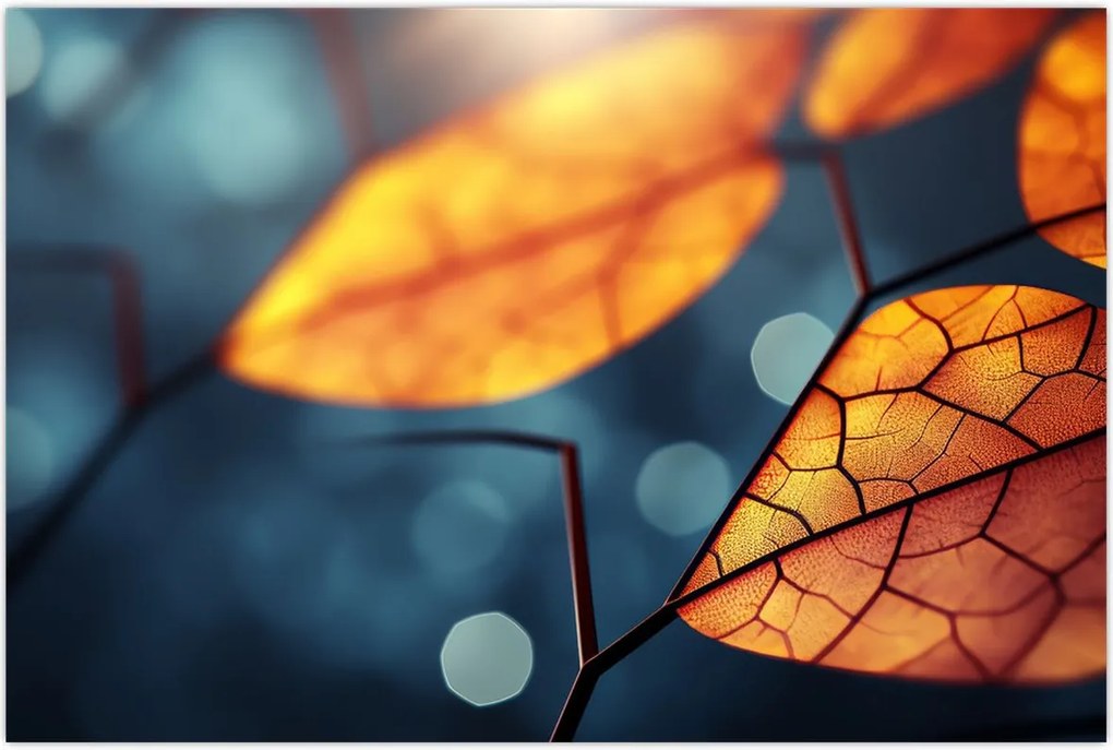 Tablou - Textura frunzelor (90x60 cm)