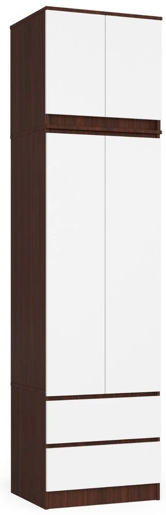 Suprastructură pentru dulap Sashka II (wenge + Alb). 1070832