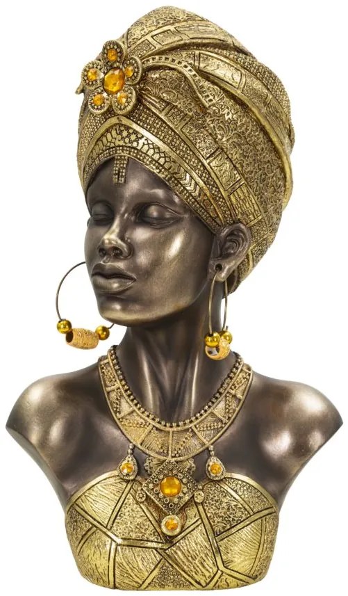 Mauro Ferretti Statueta Mumbasa cm 21X15X34 | Aosom Romania